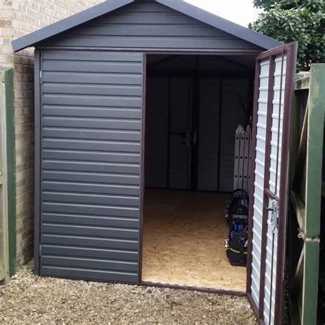 sheet metal shed doors|exterior metal doors for shed.